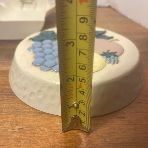 Vintage BURWOOD Kitchen Wall Plaques Hangings Set of 3 Teapot Coffee Pot Skillet - Picture 7 of 8